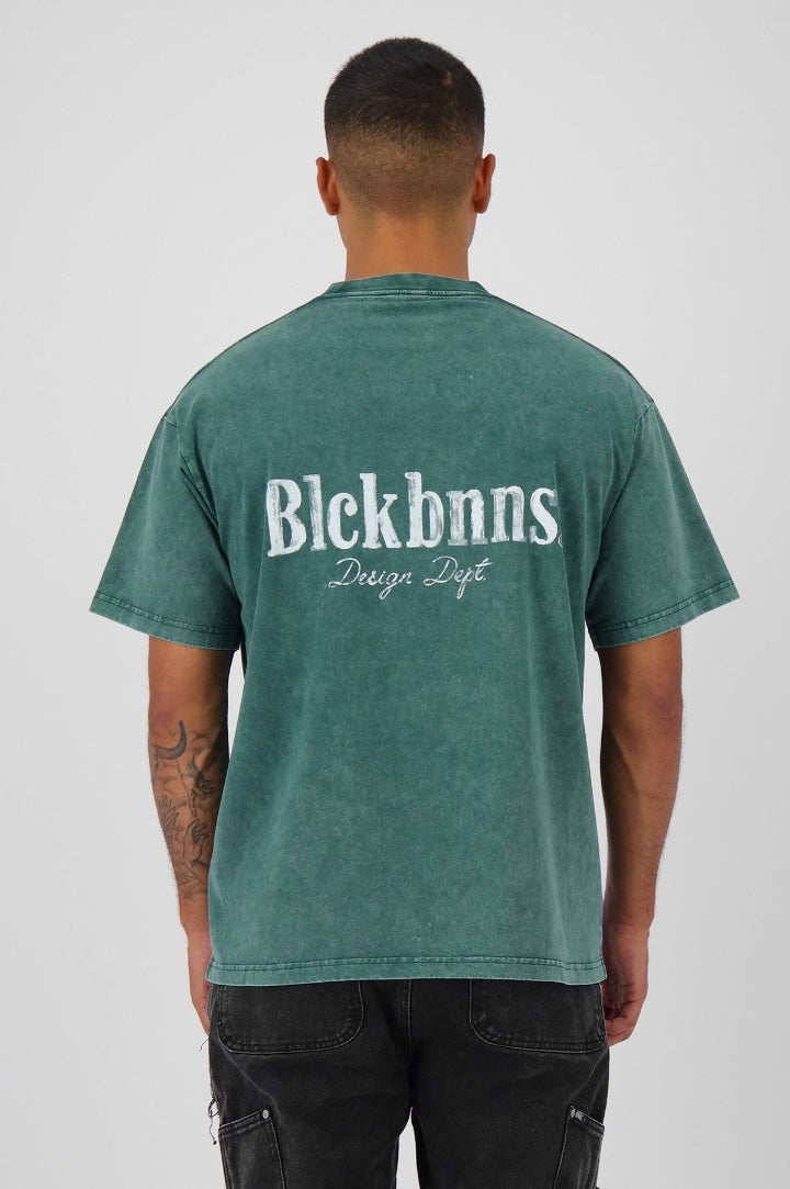 BRUSH T-SHIRT | DARK GREEN