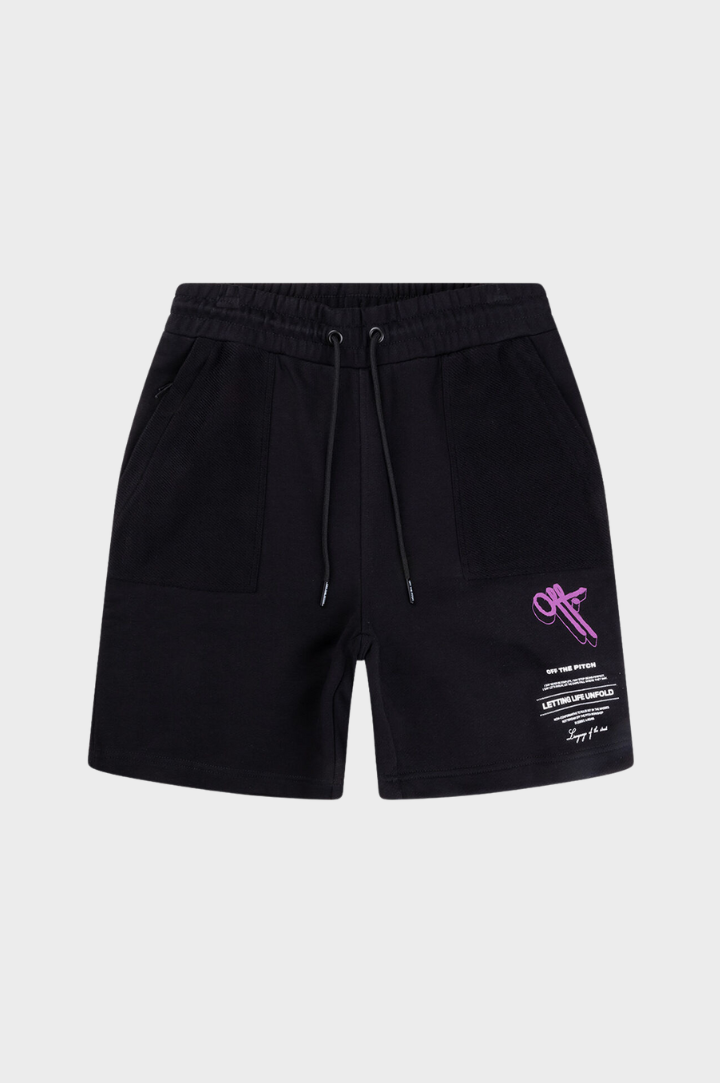 UNFOLD SWEATSHORTS | BLACK