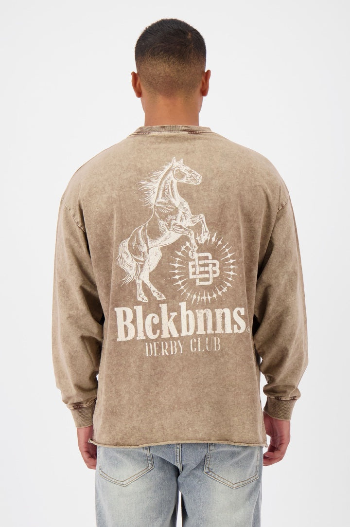 DERBY CLUB LONGSLEEVE | BROWN