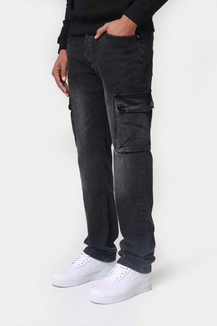 Cargo Jeans | Dark Grey