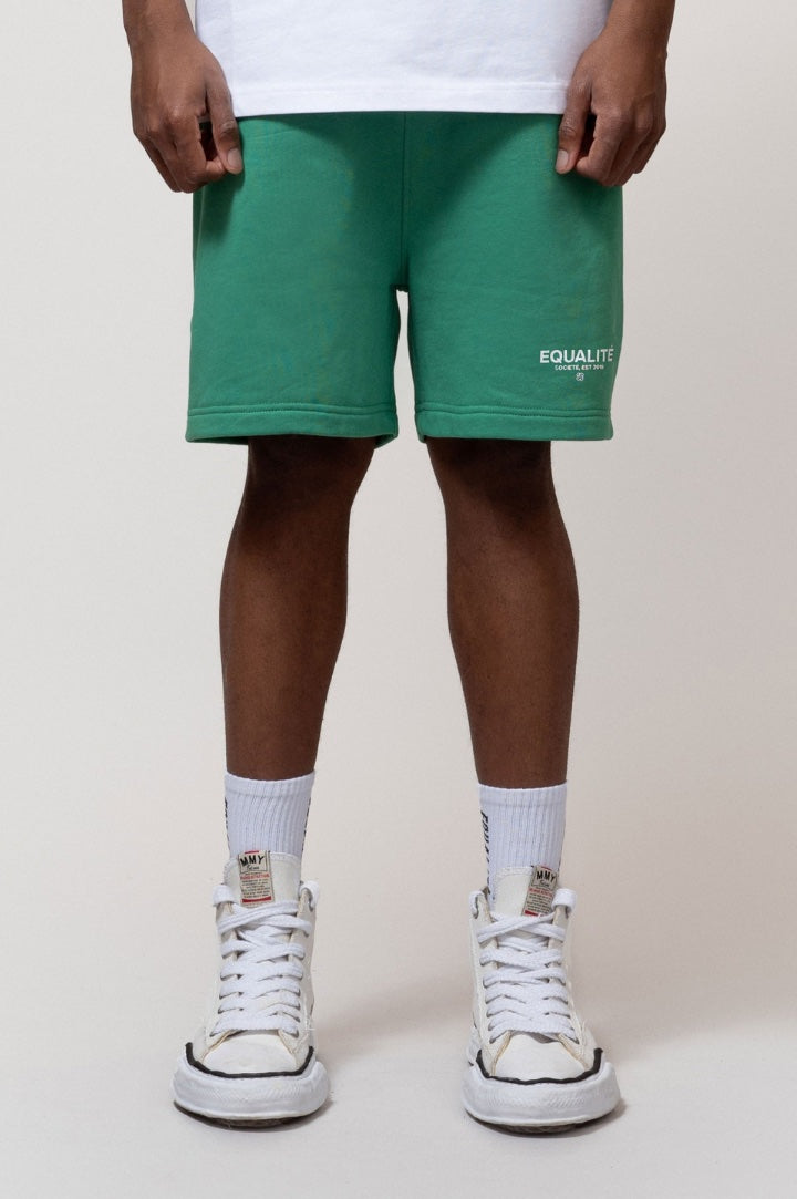 SOCIETÉ OVERSIZED SHORTS | EMERALD GREEN