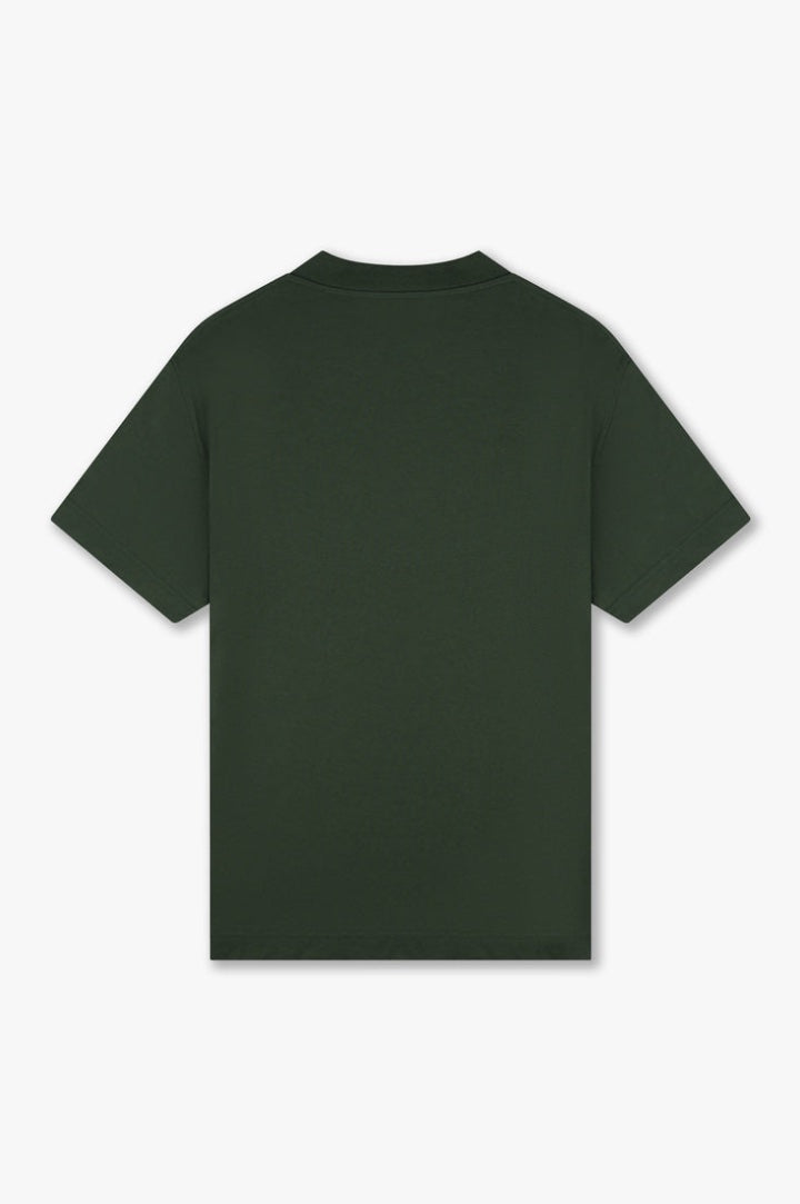 INITIAL T-SHIRT - DARK GREEN