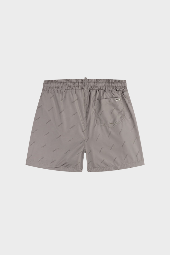 ALLOVER SWIM SHORTS - MUSHROOM