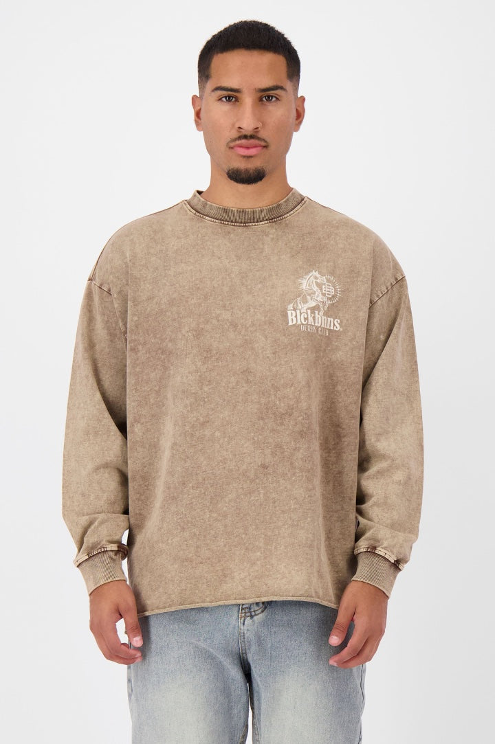 DERBY CLUB LONGSLEEVE | BROWN