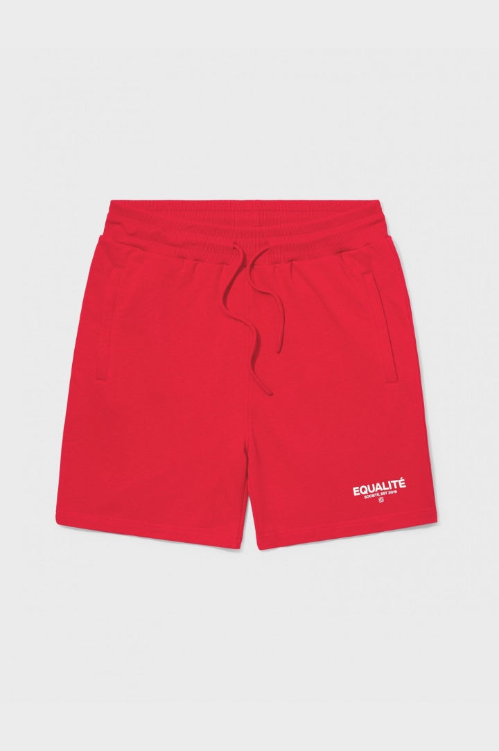 SOCIETÉ OVERSIZED SHORTS | RED