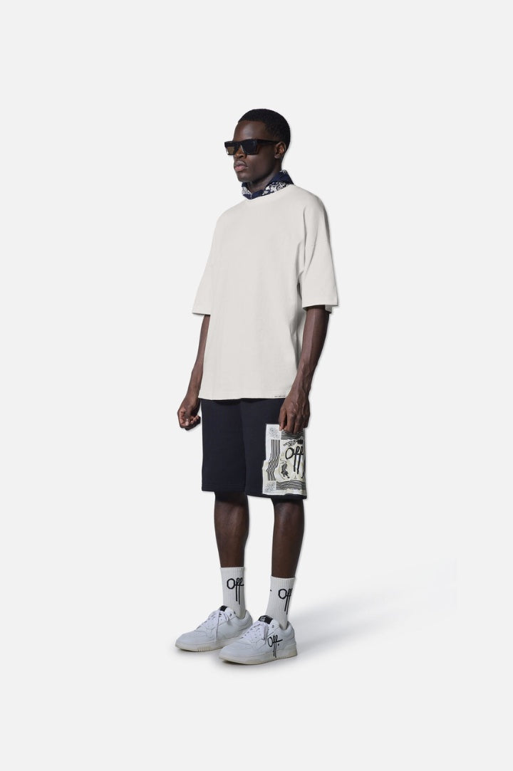 TEMPLE OVERSIZED TEE | OFF-WHITE