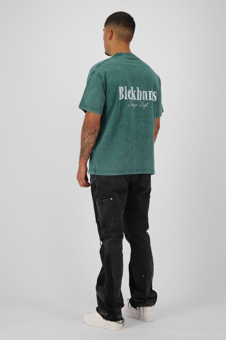 BRUSH T-SHIRT | DARK GREEN