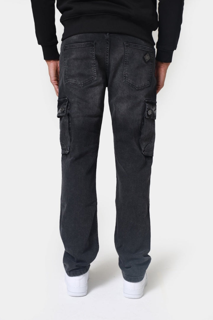 Cargo Jeans | Dark Grey