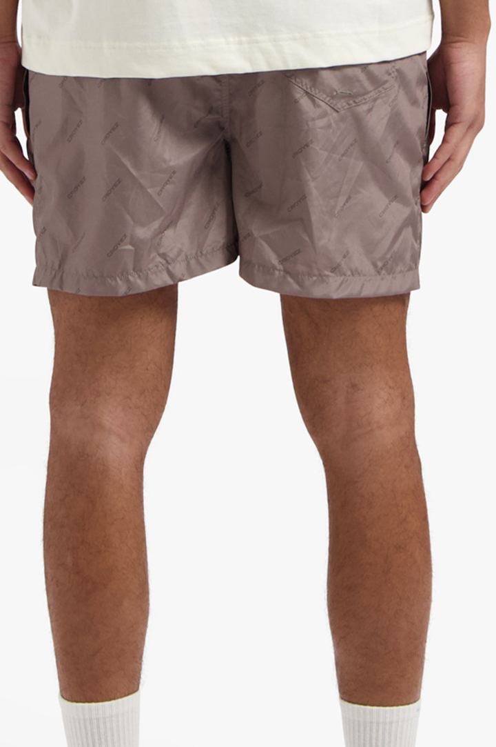 ALLOVER SWIM SHORTS - MUSHROOM