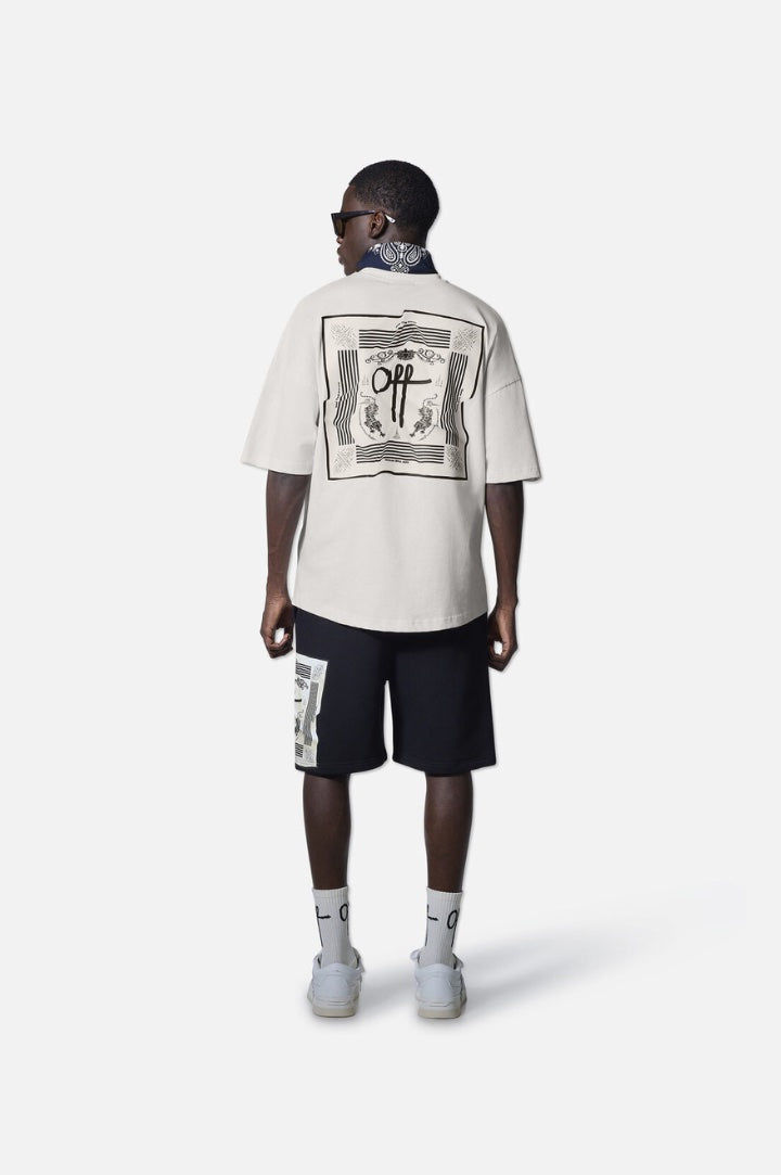 TEMPLE OVERSIZED TEE | OFF-WHITE