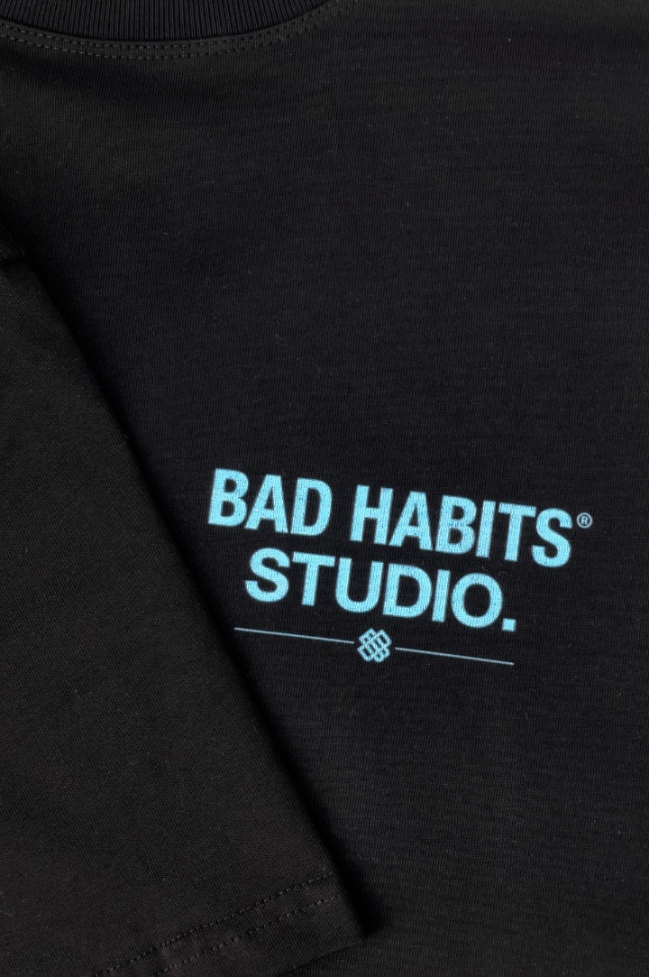 BAD HABITS STUDIO. T-SHIRT | BLACK